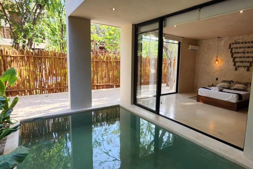 Apartment With Private Pool Tulum Chemuyil Екстериор снимка
