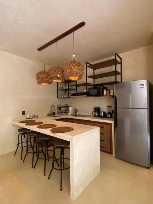 Apartment With Private Pool Tulum Chemuyil Екстериор снимка