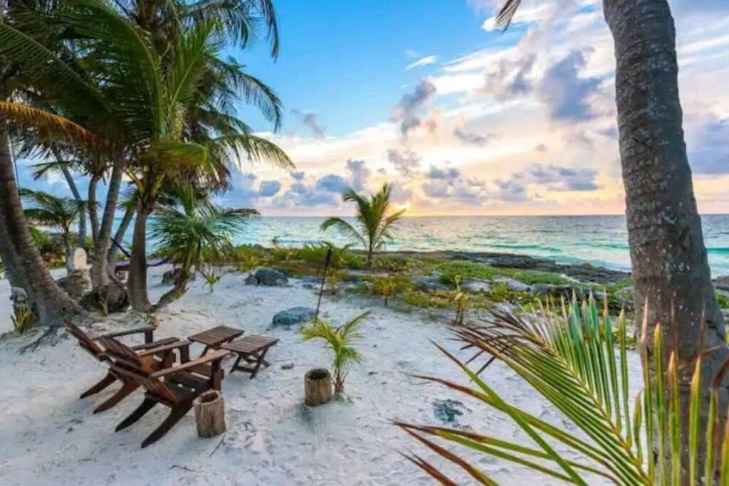 Apartment With Private Pool Tulum Chemuyil Екстериор снимка